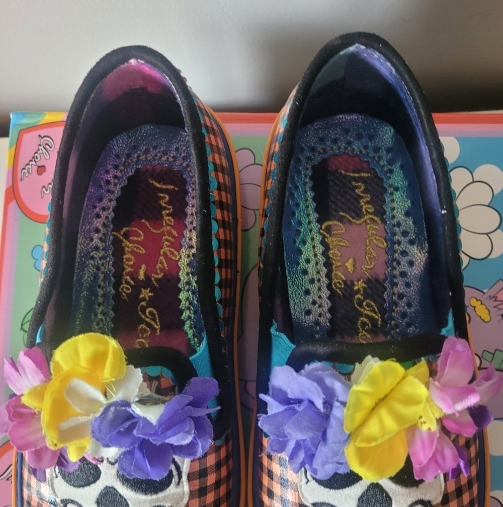 Irregular Choice Skullduggery Flats, VGUC, Size 36 - Picture 4 of 11